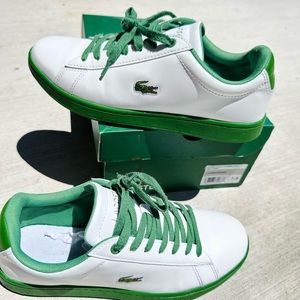 Lacoste Hydez 0721 1 P Sma Mens White Leather Lifestyle Sneakers